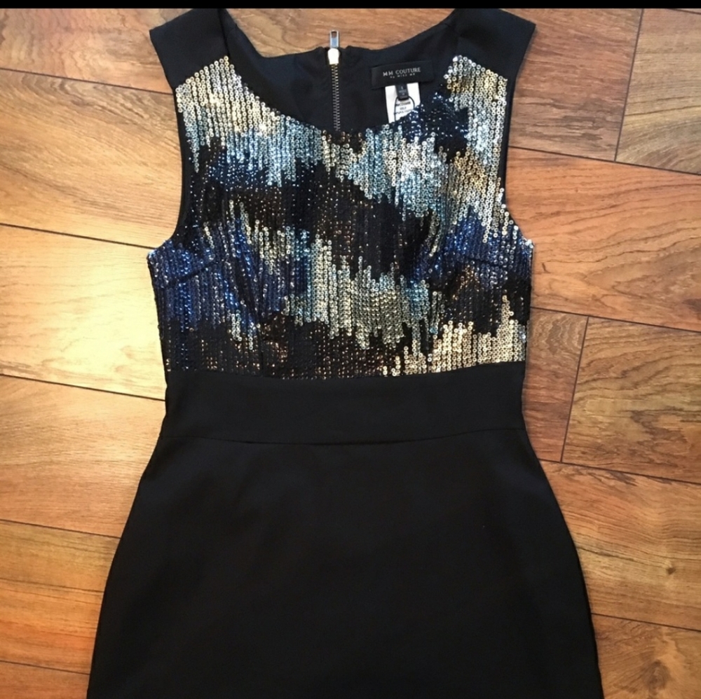 Multicolored Sequined dress